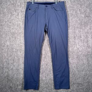 Vineyard Vines OTG Pants Mens 35x32 Blue On The Go 5 Pocket Pants Chinos